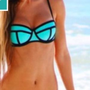 Triangl style Wetsuit style bikini top